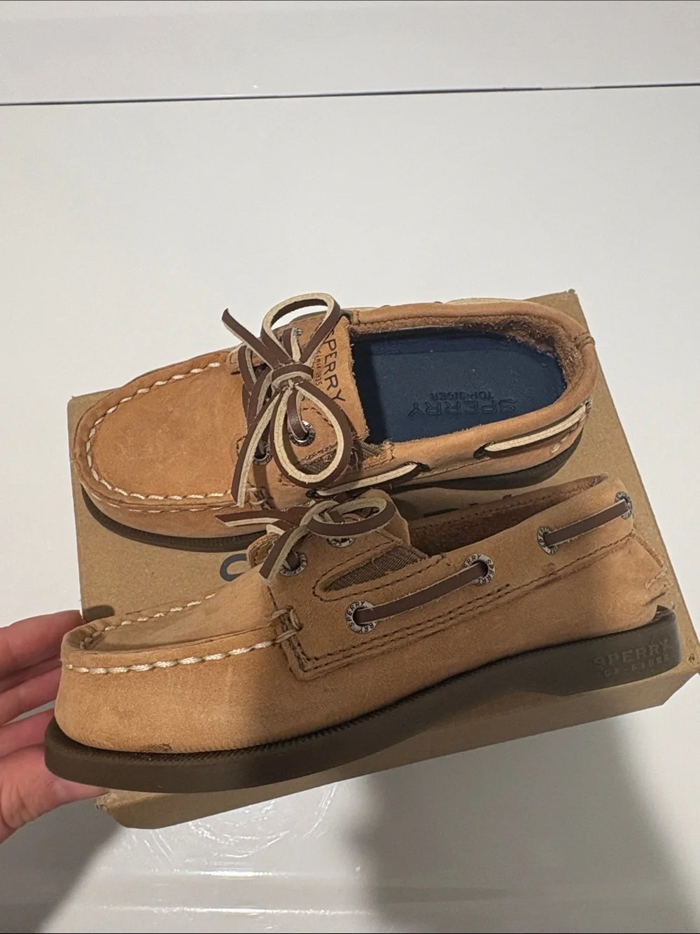 Sperry Men’s Chestnut Leather Boat Shoes